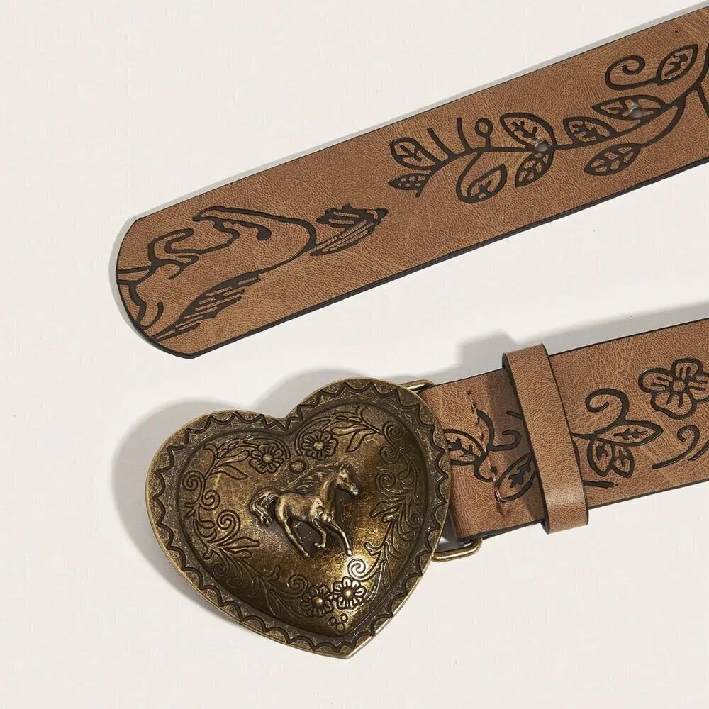 Camel Casual Women's Buckle Belt